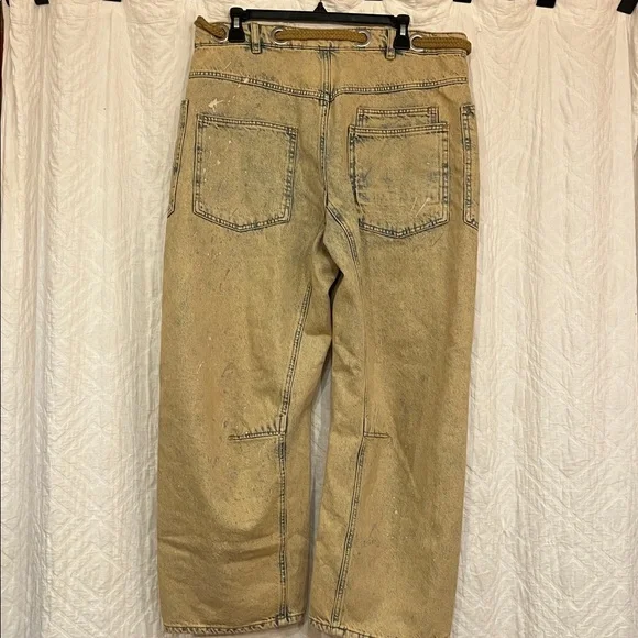 NWOT Free People We The Free Moxie Pull On Barrel Jeans - Picture 15 of 15